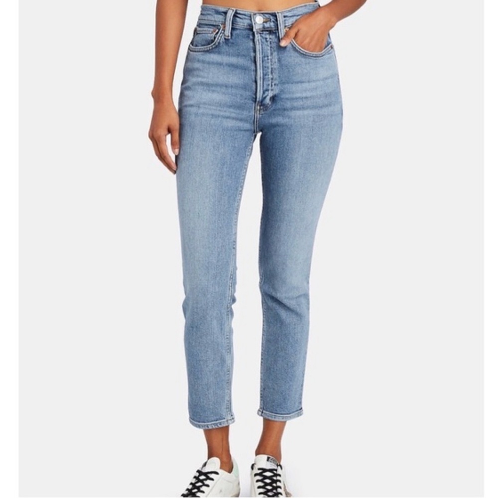 Re/Done 90s High Rise Ankle Crop